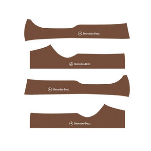 适用奔驰门槛条E级E300L GLC300L C260L GLB EQB级车门踏板保护贴