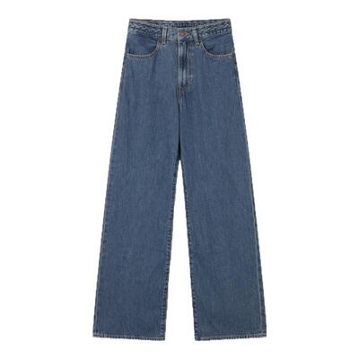 李维斯女士美式高腰阔腿牛仔裤