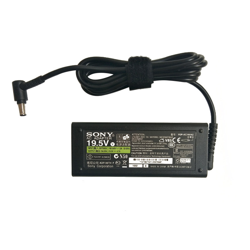 原装索尼笔记本电源适配器19.5V 3.9A 4.7A 90W 电视电脑充电器线