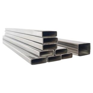 不锈钢304扁管空心方管矩形管扁通方通316支架管DIY零切激光加工