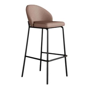 吧台椅设计师款现代简约高脚凳北欧咖啡店吧台凳子家用岛台高脚椅