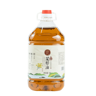 瑶记千岛湖原香菜籽油物理压榨农家桶装食用油5L健康营养家用菜油