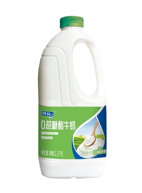 无蔗糖家庭装低温奶风味酸牛奶