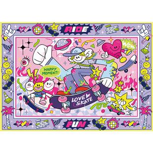 TOI图益潮玩拼图成人版1000片减压高难度手工玩具 丁几·即刻游乐