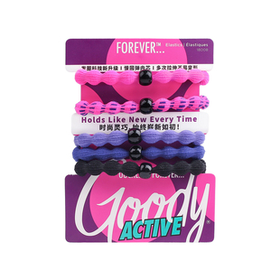 Goody歌妮豌豆发圈彩色高弹运动登山发绳扎高马尾头绳穿搭橡皮筋