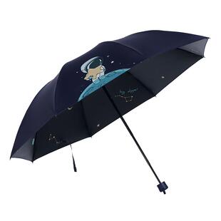 天堂伞晴雨伞两用黑胶防晒防紫外线手动太阳伞新款正品遮阳伞雨伞