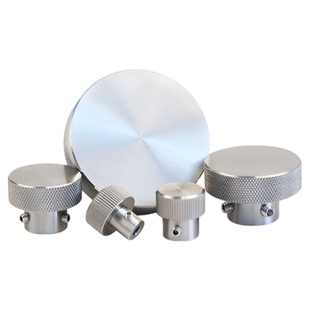 不锈钢滚花手轮圆形旋钮螺帽圆手柄手拧螺母旋转把手压纹手轮手把