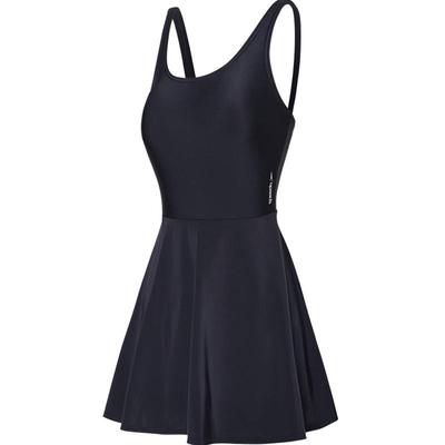 Speedo噪点小黑裙温泉度假风黑裙