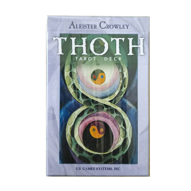 进口透特塔罗牌正版78张全套英文 Thoth Tarot托特卡罗牌送牌袋