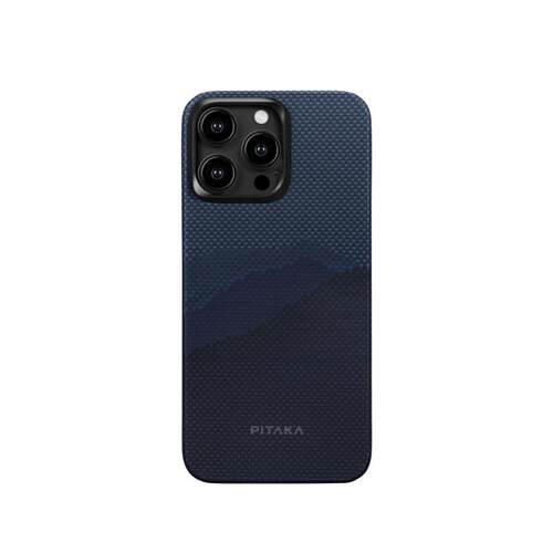 PITAKA适用新款苹果iphone15ProMax手机壳高级磁吸山与星河编织壳凯夫拉超薄magsafe防摔手机套碳纤维纹