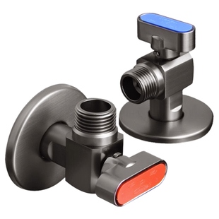 潜水艇球阀燃气热水器专用冷热水三角阀大流量角阀直通芯水阀开关