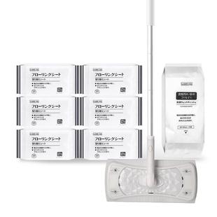 静电除尘纸拖把吸尘免洗湿纸巾擦地纸家用一次性拖布地板拖地湿巾