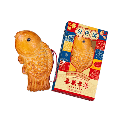 公仔饼百年老字号传承手艺萌小孩
