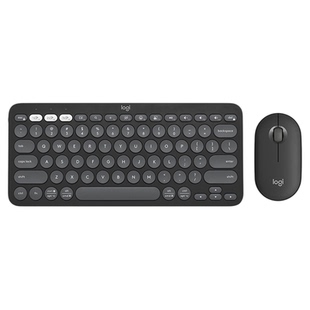 罗技PEBBLE 2 COMBO无线鼠标K380蓝牙键盘套装轻薄便携办公