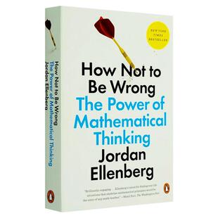 魔鬼数学 大数据时代 数学思维的力量 英文原版 How Not to Be Wrong 如何不犯错 进口概率和统计书籍 比尔盖茨书单 进口英语书籍