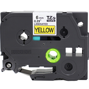 原装兄弟标签机色带标签纸12mmTZe-z631 pt-e115 brother白底黑字
