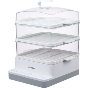 HYUNDAI韩国电蒸锅多功能早餐机大容量蒸汽锅电蒸箱蒸笼蒸蛋器