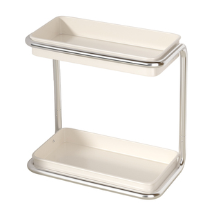 厨房调料架双层置物架家用台面调味品架多功能盐调味罐油壶收纳架