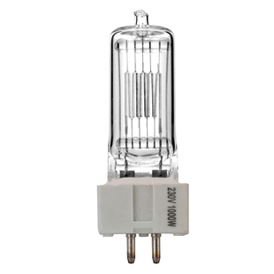 船用探照灯卤钨灯泡GX9.5/GY9.5投光灯220V2000W1000W钨丝灯TG27