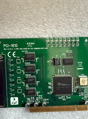 溢价-研华 PCI-1610REV.A1 02-1 数据采集卡 数