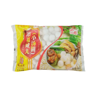 添福咸丸无馅大糯米球小汤圆面疙瘩汤东莞咸丸特色面丸子400g/包