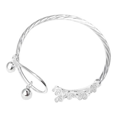 楚噢CHUO足银9999梅花手镯