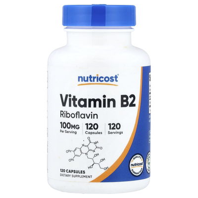 Nutricost维生素B2核黄素膳食补充剂营养素