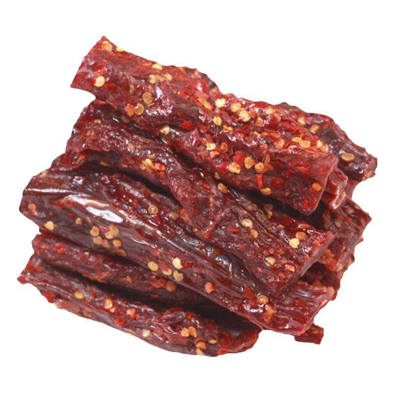 江西赣南特产 牛家寨腊牛肉巴有辣牛肉干风干客家无辣牛肉巴400克
