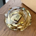 Round Transparent Gold