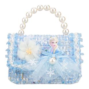 迪士尼冰雪奇缘爱莎公主小包包艾莎女童可爱儿童手提背包斜挎包