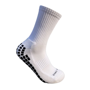 纯色男女中筒加厚毛巾底胶粒专业比赛训练防滑网眼耐磨足球长神袜