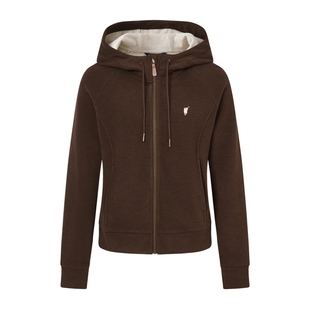 POLOWALK女装2025秋季新品女式卫衣纯色连帽运动休闲风外套女款