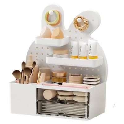 兔子洞洞板桌面收纳盒书桌置物架