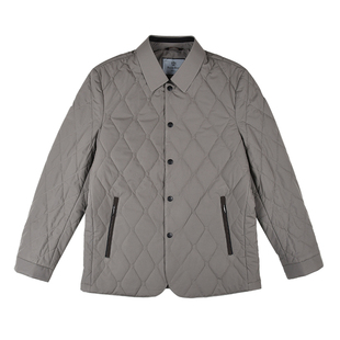 雷迪波尔男装夹克外套2024春秋季新款商务休闲翻领薄款棉服上衣男