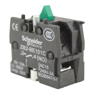 schneider施耐德开关按钮一常开1NO触头模块 辅助触点ZB2BE101C