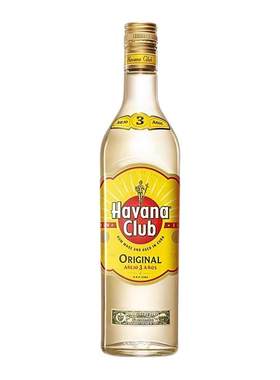 哈瓦纳俱乐部3年朗姆酒古巴原产