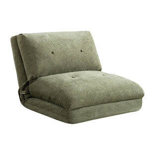 懒人沙发单双人折叠沙发床两用卧室客厅休闲小户型榻榻米奶油风