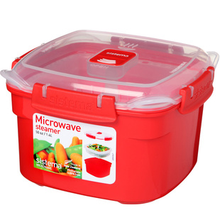 新西兰进口 sistema微波炉专用蒸盒可加热碗便当盒餐盒上班族饭盒