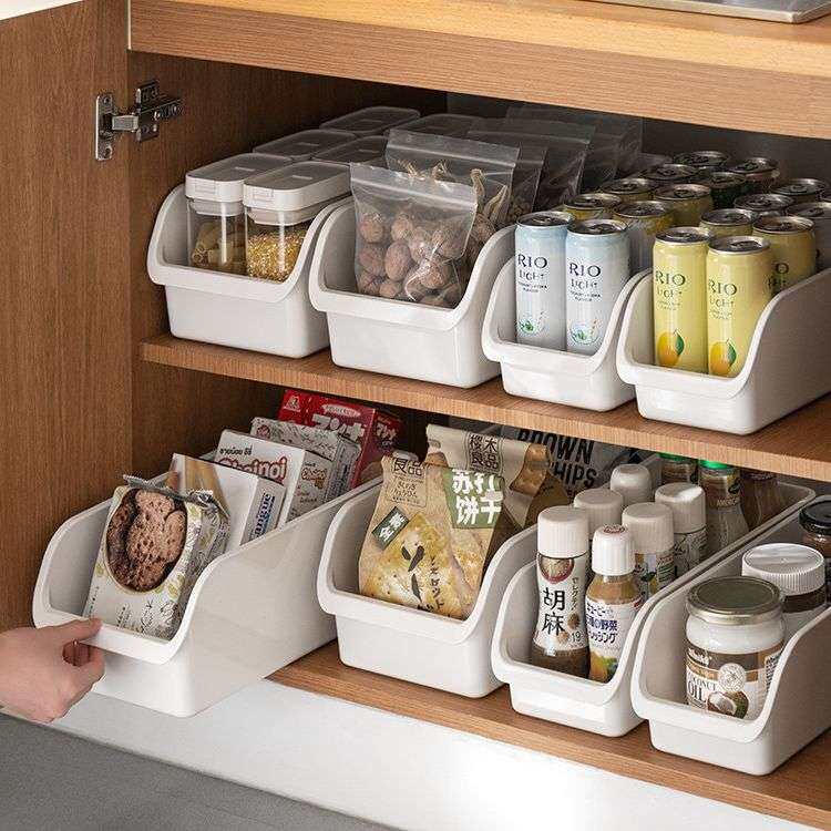 加长橱柜整理盒敞口收纳盒水果保鲜盒蔬菜冰箱冷藏盒厂家物批发储