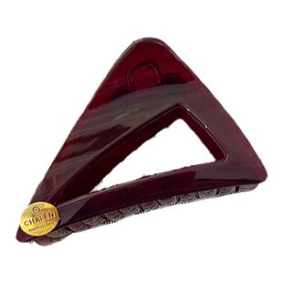 韩系金标三角抓夹女2026新款高级感鲨鱼夹后脑勺盘发夹子发夹头饰