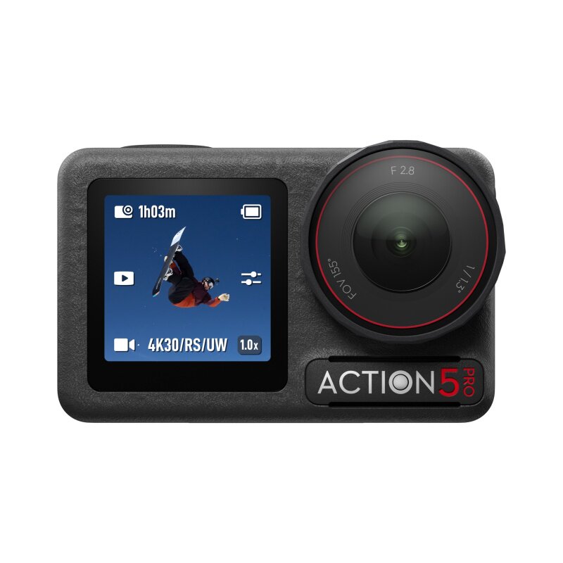 出租DJI/大疆Action5Pro运动相机防水摄像机潜水骑行防抖租赁