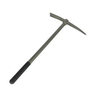 一体洋镐扁尖双扁镐斧道轨钢锻打十字镐开荒工具开采挖树根神器