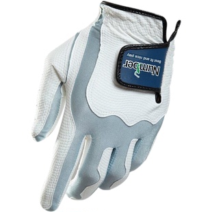 Number高尔夫手套男士女士可配左右手伸缩魔术PU双手金典防滑耐磨