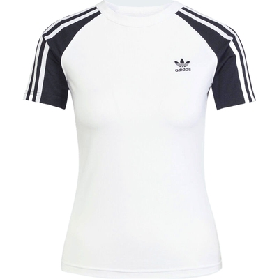 adidas阿迪达斯三叶草女子3S SLIM运动休闲短袖T恤JD0834