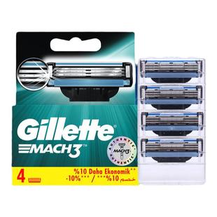 吉列锋速3刀片手动剃须刀吉利风速3男士三层原装刮胡刀 锋速刀头