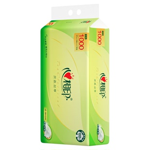 心相印卷纸卫生纸实惠装家用无芯卷筒纸4层加厚1000g正品官方旗舰