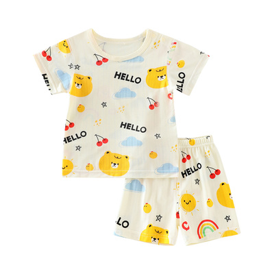 套装衣服家居服内衣上衣裤子夏装