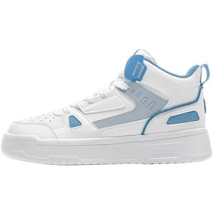 乔丹板鞋男士高帮2025秋季新款官方正品皮面厚底百搭休闲运动男鞋