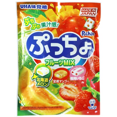日本进口水果软糖UHA/悠哈软糖