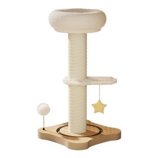 猫抓板耐磨不掉屑剑麻猫爬架猫窝立式猫抓柱猫爪逗猫转盘猫咪玩具